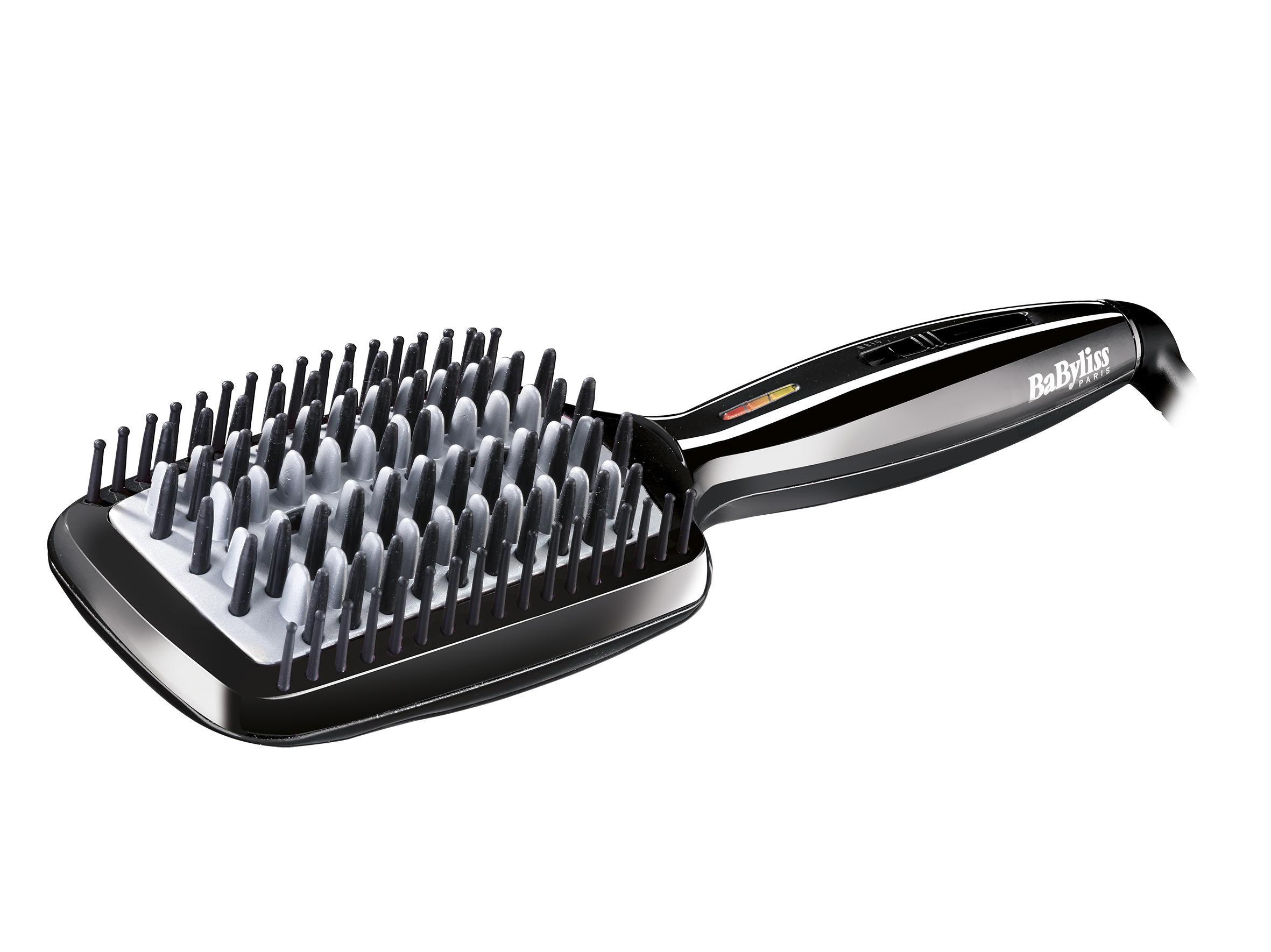Cepillo alisador Babyliss Liss Brush 3D HSB101E, Doble generador