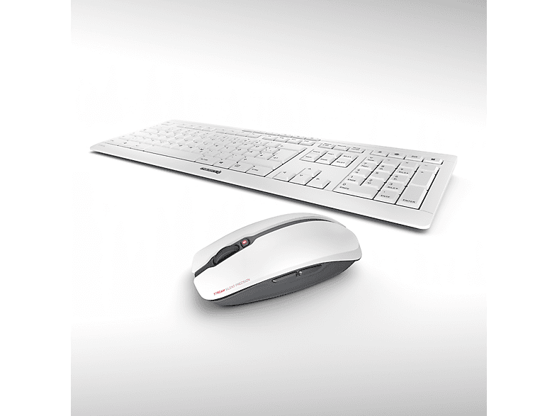 CHERRY Desktop Set Stream Desktop, kabellos, USB, DE, Weiß — Foto 4 von 4