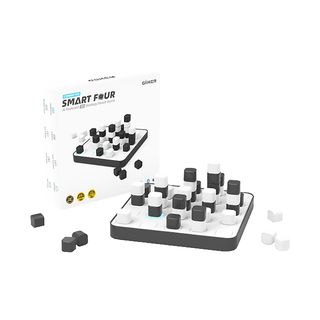 GIIKER Smart Four Connected - Brettspiel (Schwarz/Weiss)