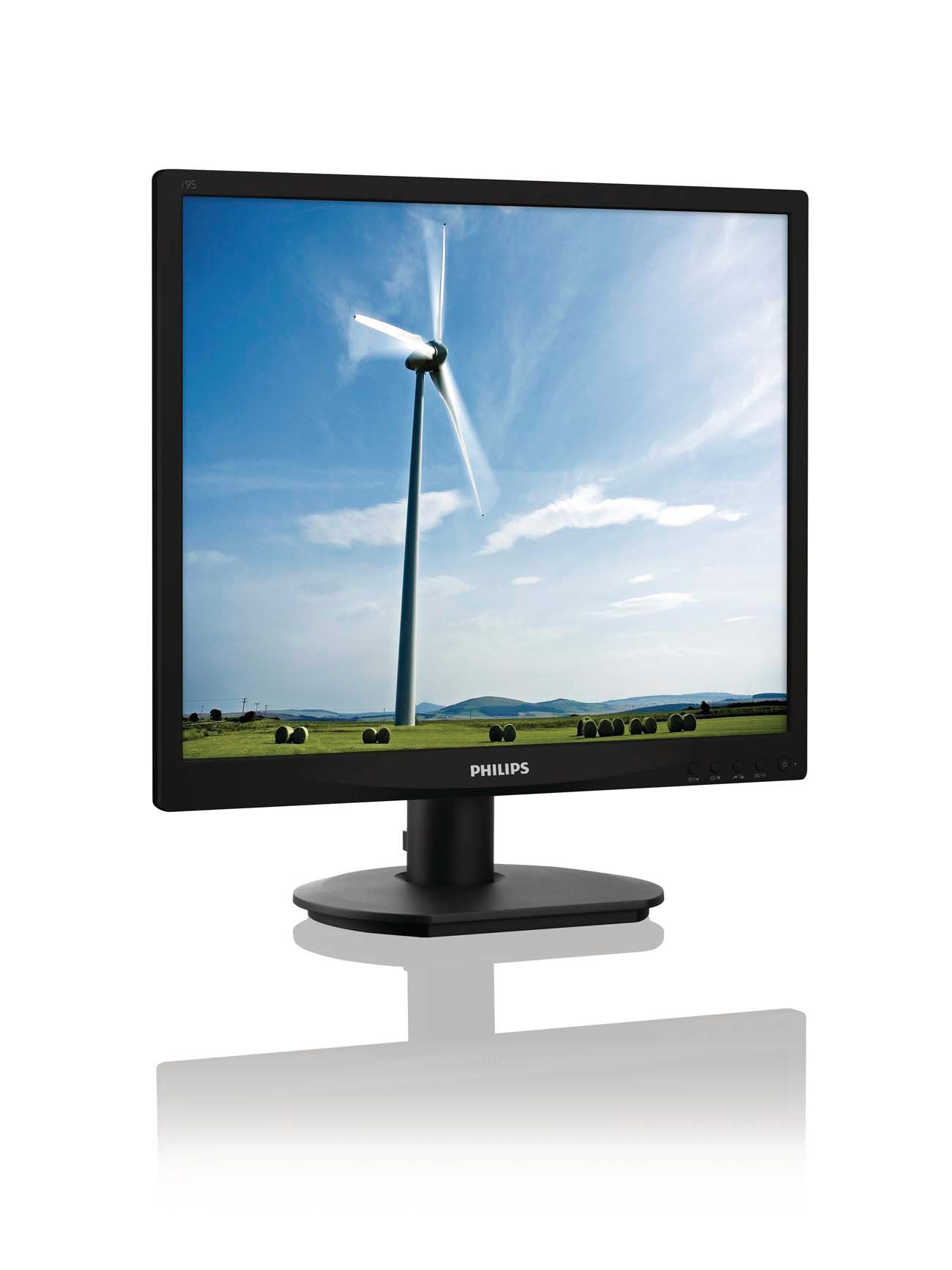PHILIPS 19S4LSB5.62 19 İnç 42 cm 5 ms LED Monitör Siyah Kare