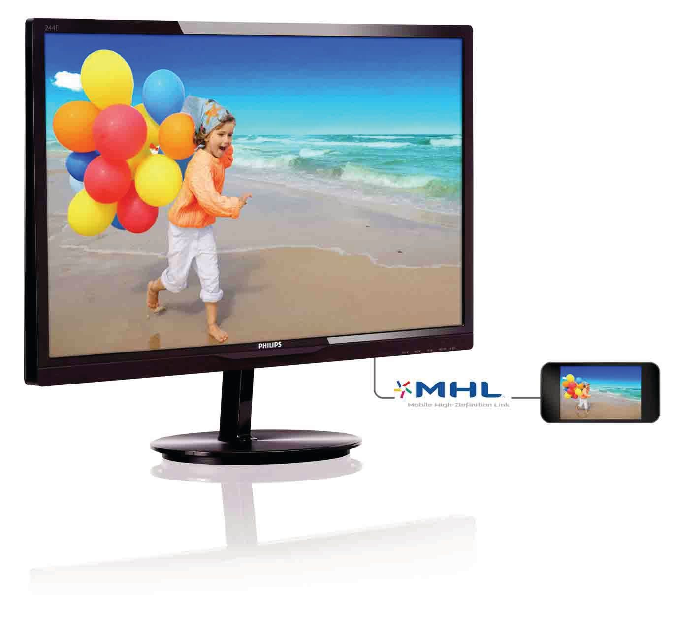 PHILIPS 244E5QHAD/00 23,8 inç Geniş Ekran IPS LED Monitör