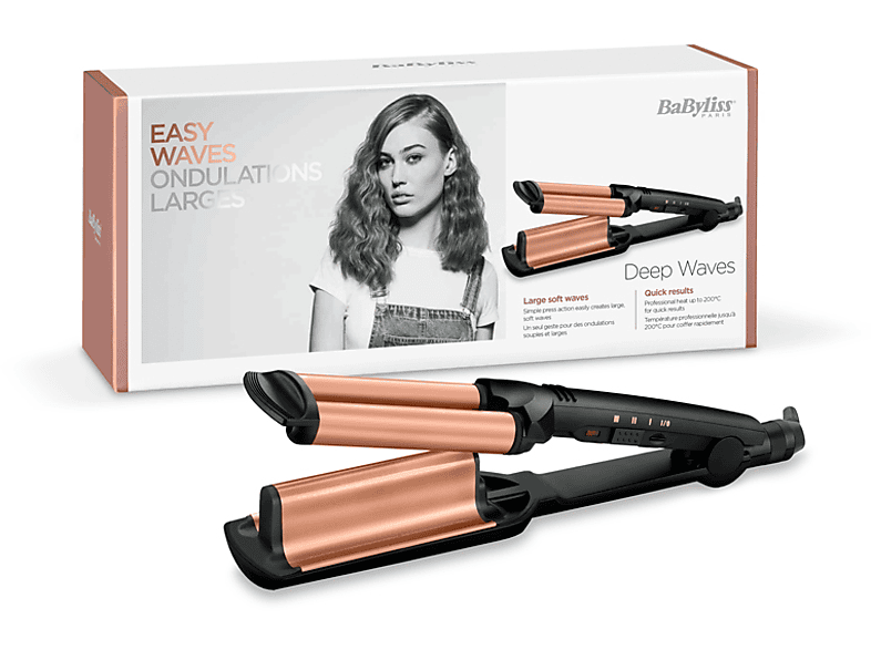 BABYLISS W2447E Deep Waver Su Dalgası Maşası Pembe_1