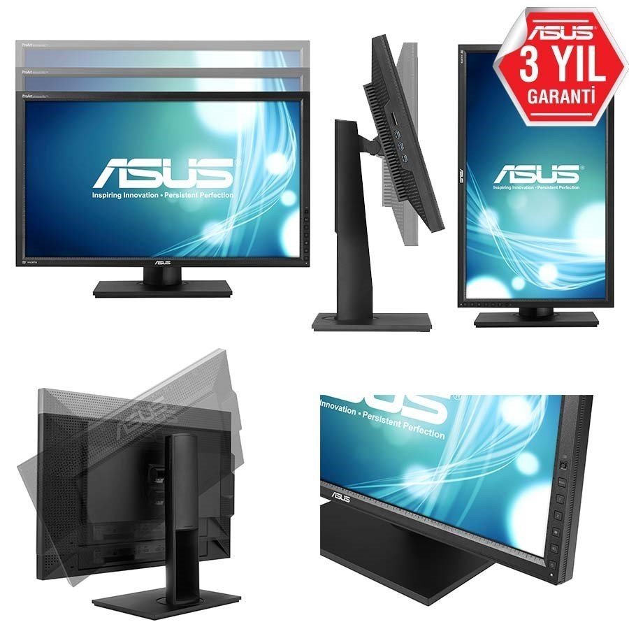 ASUS PA279Q 27 inç 2560 x 1440 Arkadan Aydınlatmalı IPS-DVI-HDMI-Display Port, PINP WQHD LED Monitör