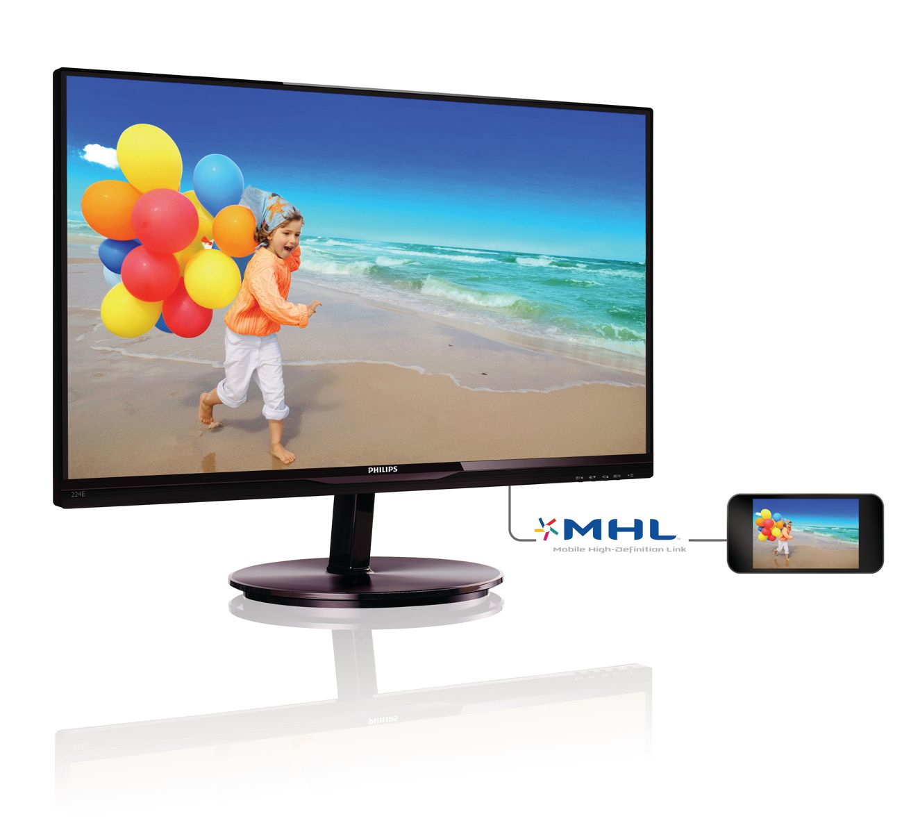 PHILIPS 224E5QHAB-00 21,5 inç LCD Monitör