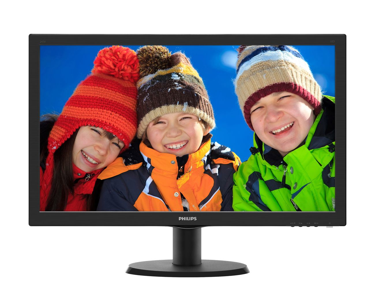 PHILIPS 243V5QHAB/00 23.6 inç 4ms W-LED (Analog+DVI+HDMI) Full HD LCD Monitör