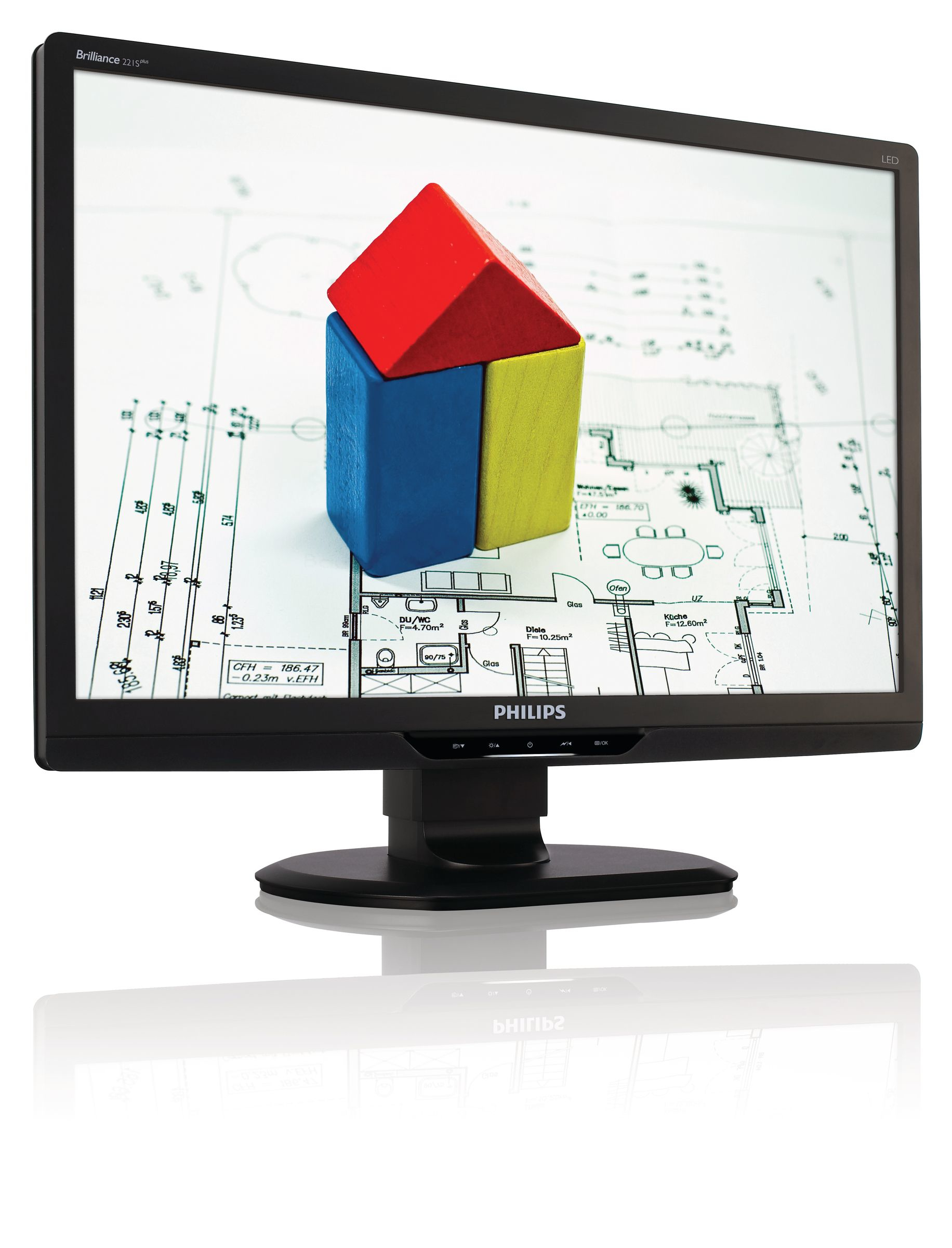 PHILIPS 221S3LCB.00 21,5 inç LED Monitör