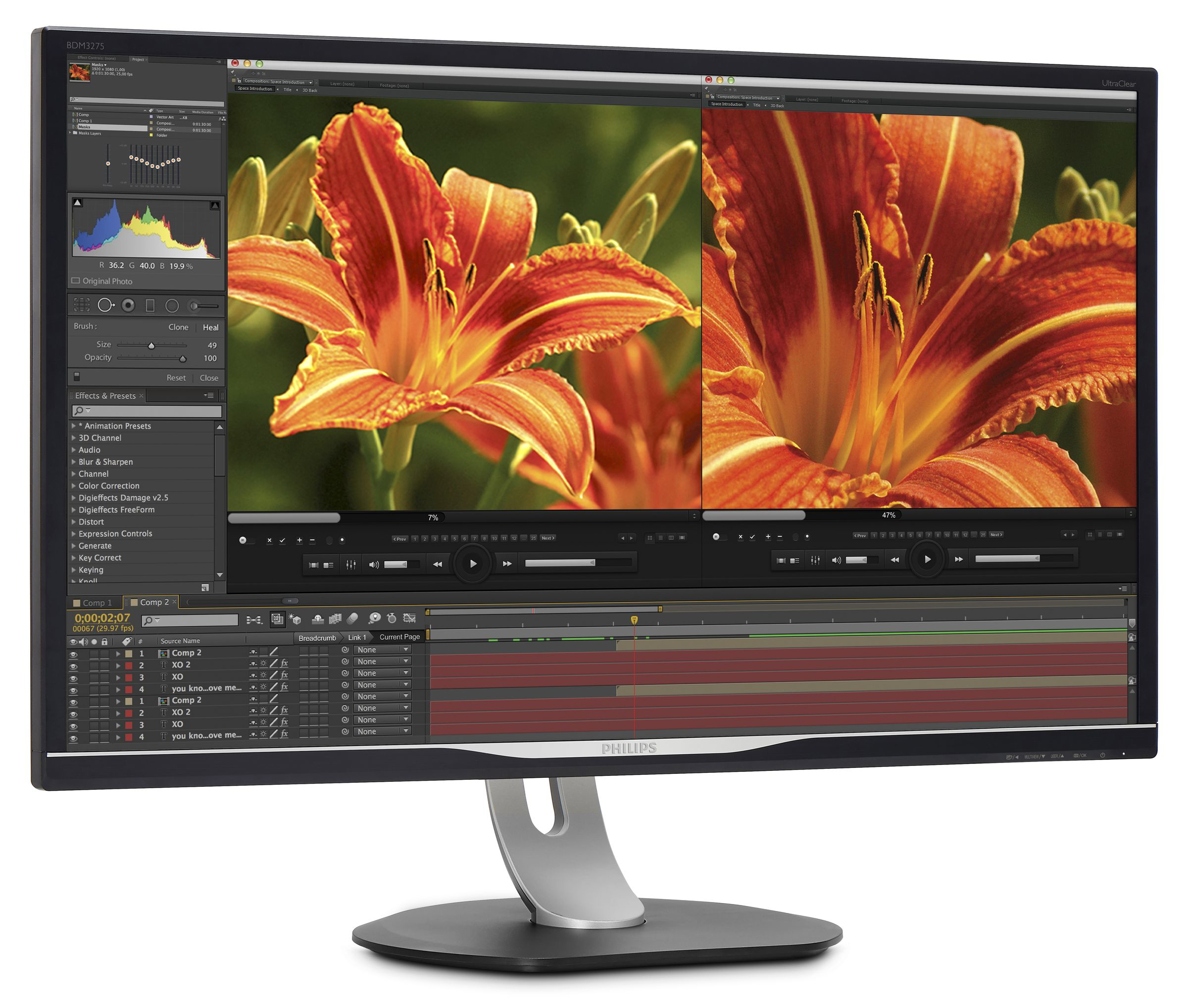 PHILIPS BDM3275UP-00 32 inç 4ms DVI/HDMI/DP UltraClear 4K UHD LCD Monitör