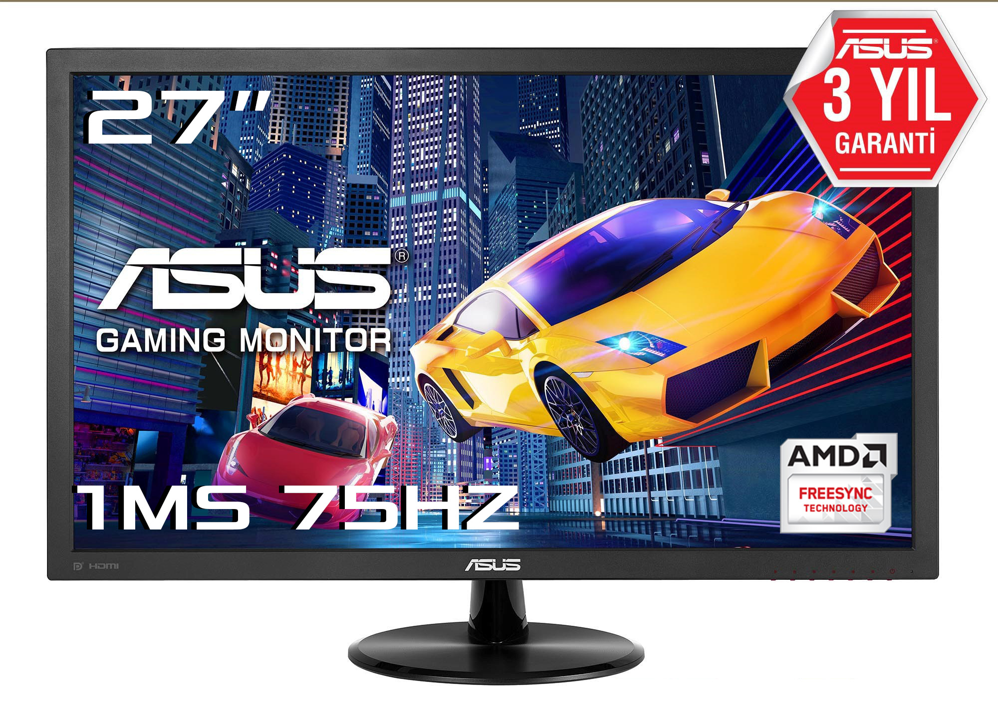 ASUS VP278QG 27" 1ms Gaming LED Monitör Siyah
