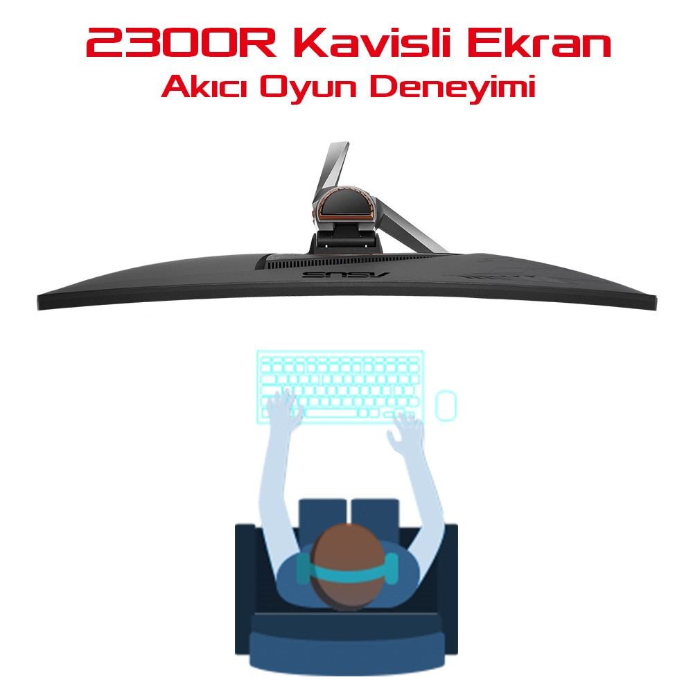 ASUS ROG Swift PG348Q 34 inç 1ms (HDMI+Display) G-Sync Ultra Wide QHD Curved Oyuncu Monitör