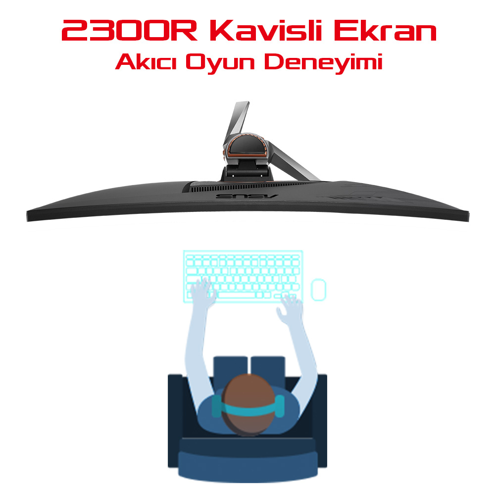 ASUS ROG Swift PG348Q 34 inç 1ms (HDMI+Display) G-Sync Ultra Wide QHD Curved Oyuncu Monitör