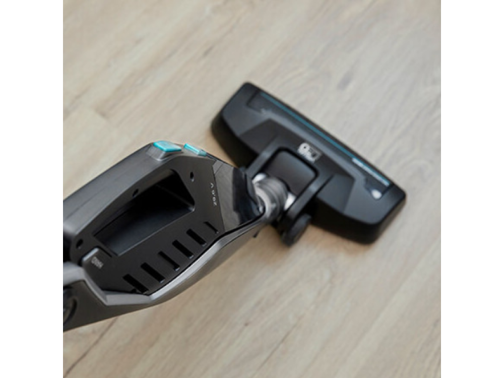 Aspirador escoba - Cecotec Conga PopStar 2900 ErgoFlex Animal, 0.8 l, Autonomía 60 min, Batería 29.6 V, Negro
