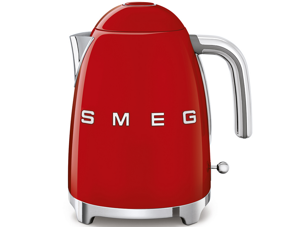 Hervidor Klf03rdeu Smeg klf03ru rojo en color 1.7 litros 100ºc con apagado 2400w agua retro 2400 cable acero inoxidable 360º 17 jarra 50 1.7l