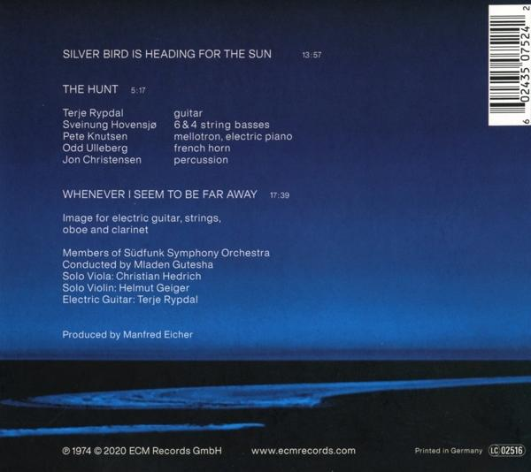 Rückseite eines CD-Covers mit Songtiteln, Credits und einem Urheberrechtshinweis.