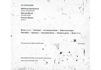 Matthieu Bordenave, Patrice Moret, Florian Weber - La Traversee  - (CD)