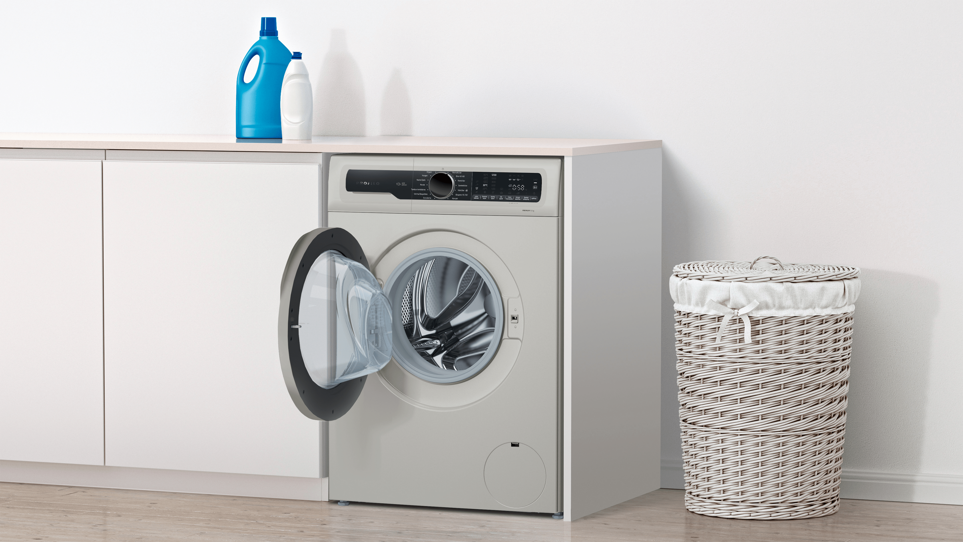 PROFILO CGA252XVTR C Enerji Sınıfı 10kg 1200 Devir Çamaşır Makinesi