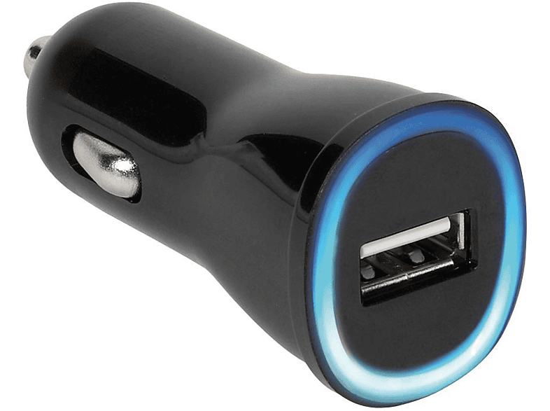 Thumbnail - VIVANCO USB Car Charger KFZ Ladegerät universal, 12/24 Volt 10.5 Watt, Schwarz