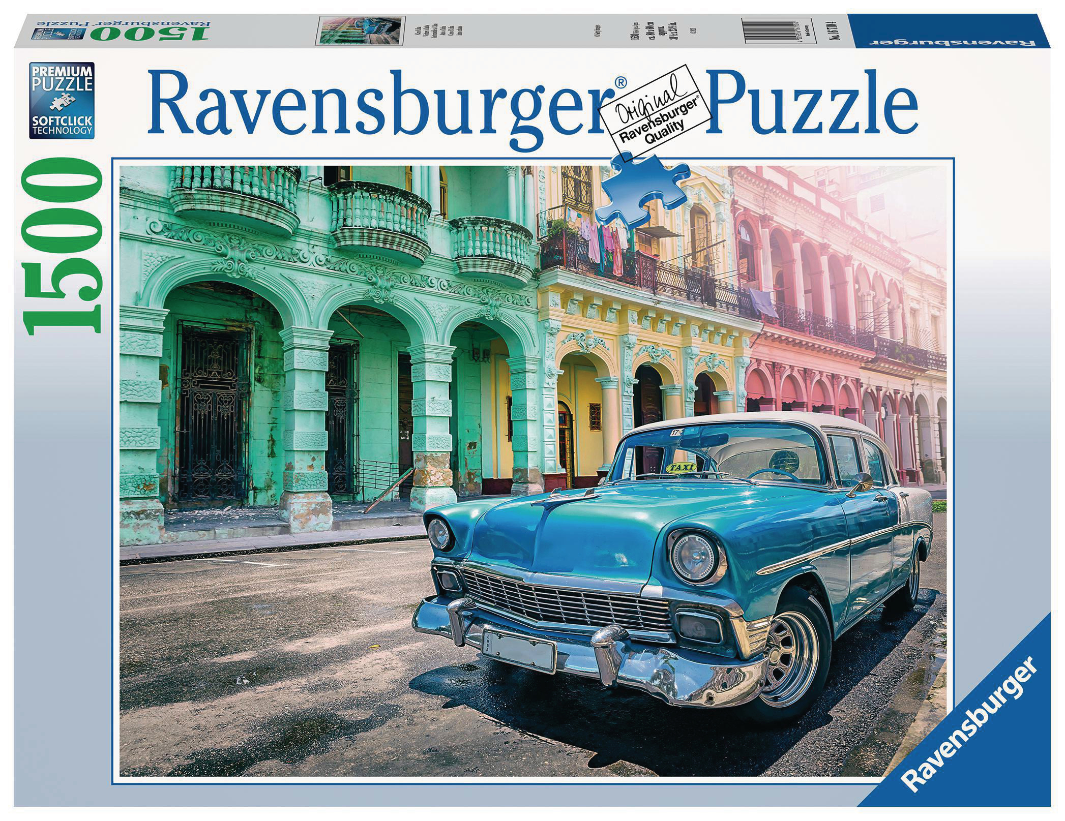 RAVENSBURGER Cars Erwachsenenpuzzle Cuba Mehrfarbig