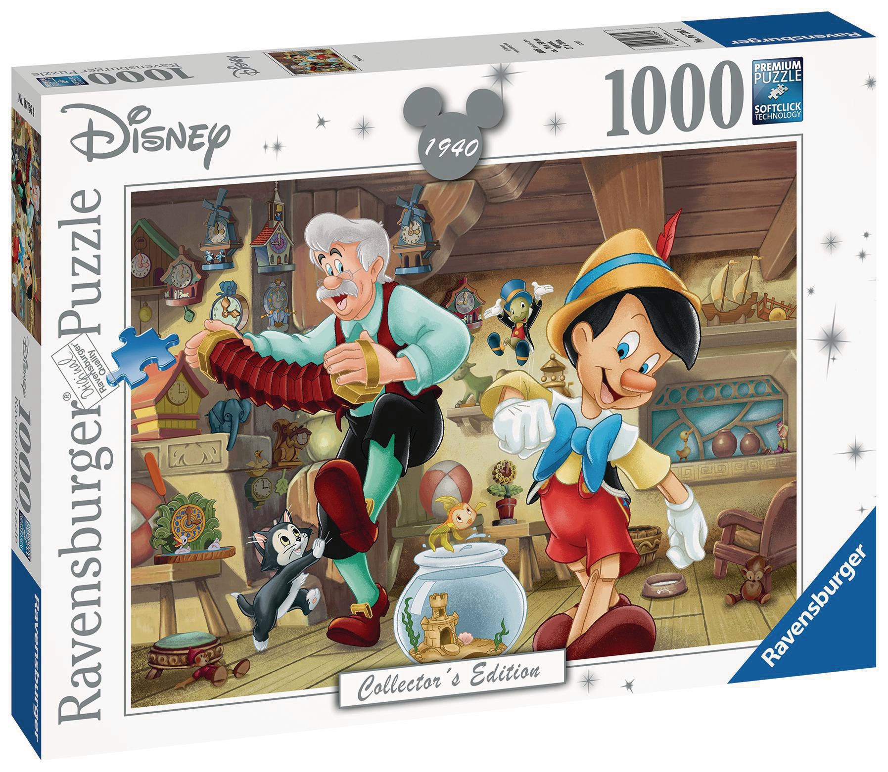 RAVENSBURGER Pinocchio Erwachsenenpuzzle Mehrfarbig