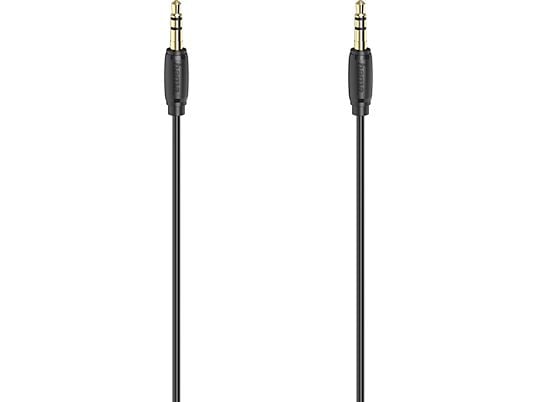 HAMA Audiokabel Jack 3.5 mm Verguld Stereo 1.5 m Zwart (205118)