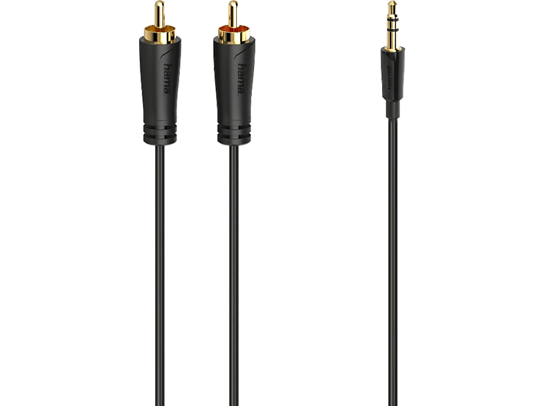 Hama Audiokabel Jack 3.5 Mm - 2 Rca Stereo 3 M Zwart (205261)