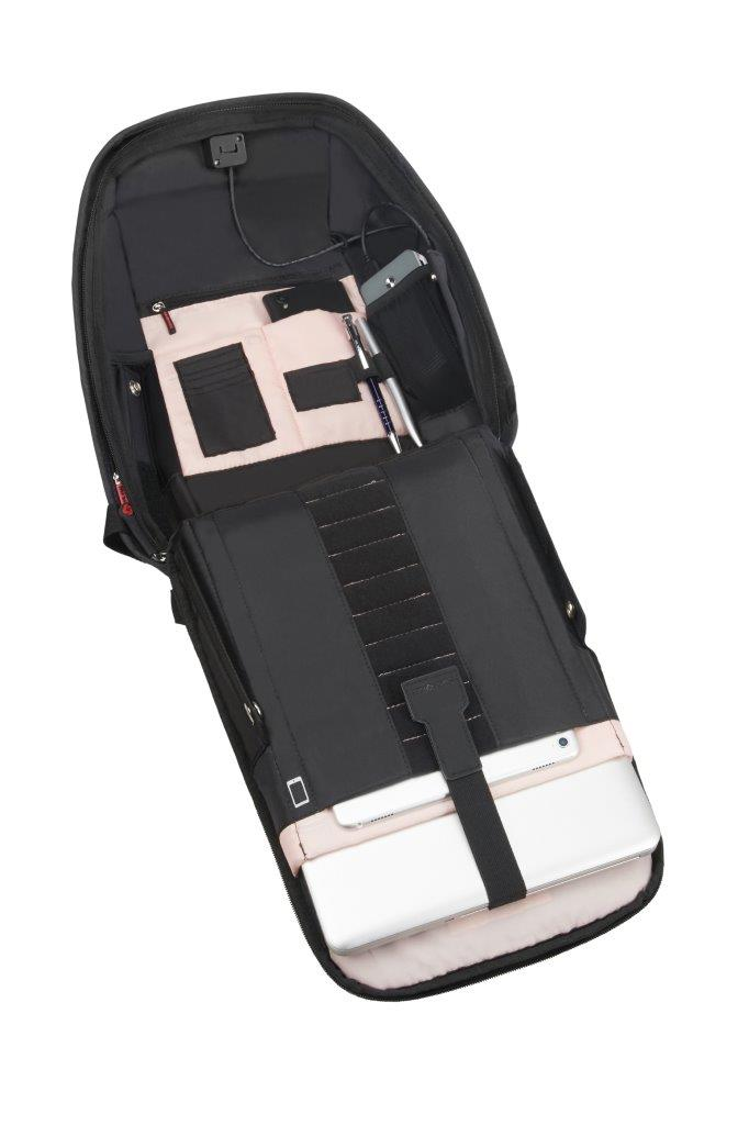SAMSONITE KB3-09-001 14.1" Securipak Laptop Sırt Çantası Siyah