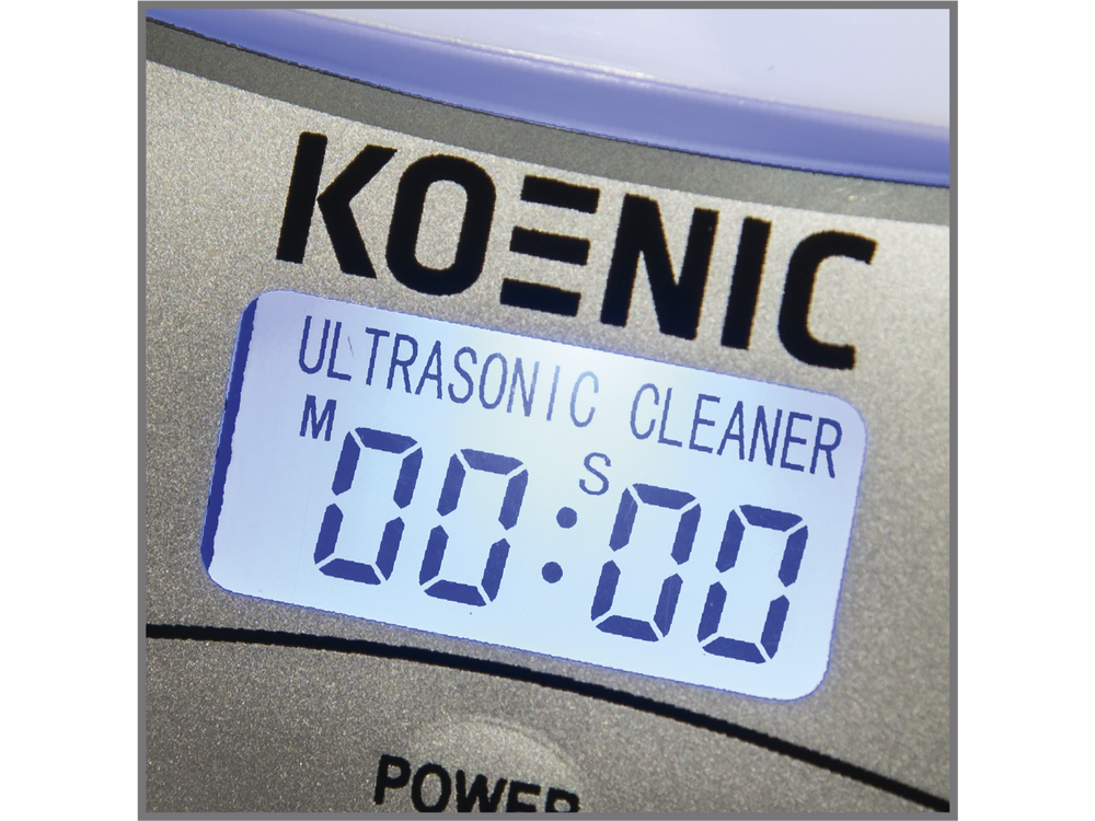 Limpiador ultrasónico - KOENIC Kuc 2221, Desinfecta herramientas estética, 750 ml, Inox