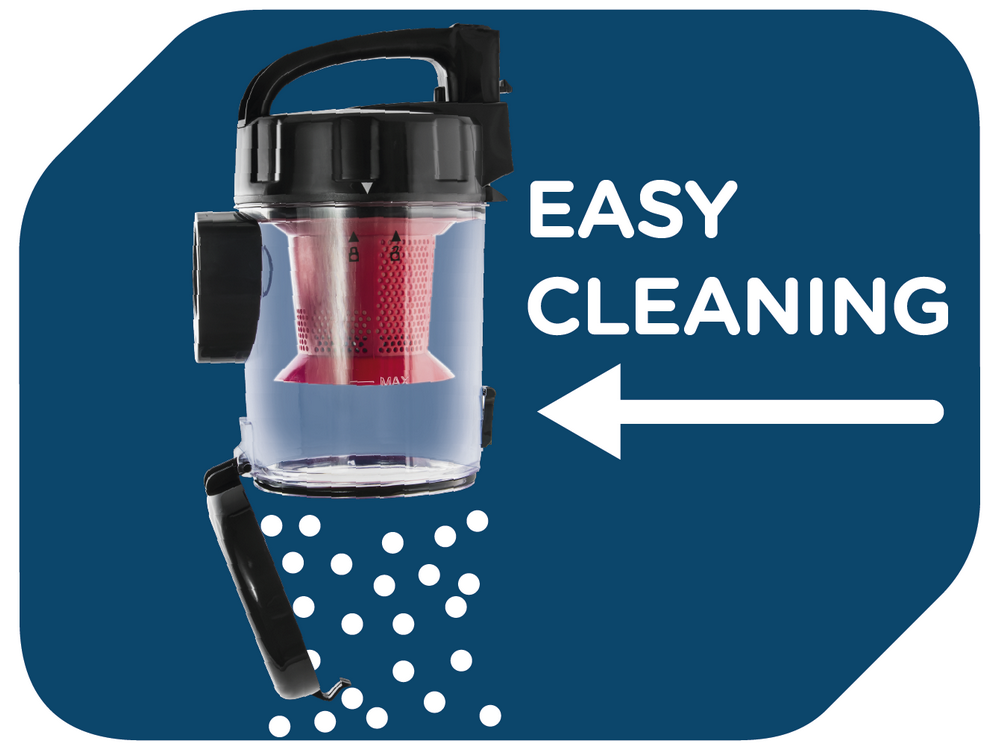 Aspirador sin bolsa - OK OVC 3115 A Cyclone Vacuum Cleaner, 800W, 1l, 78 dB, Hepa, Negro