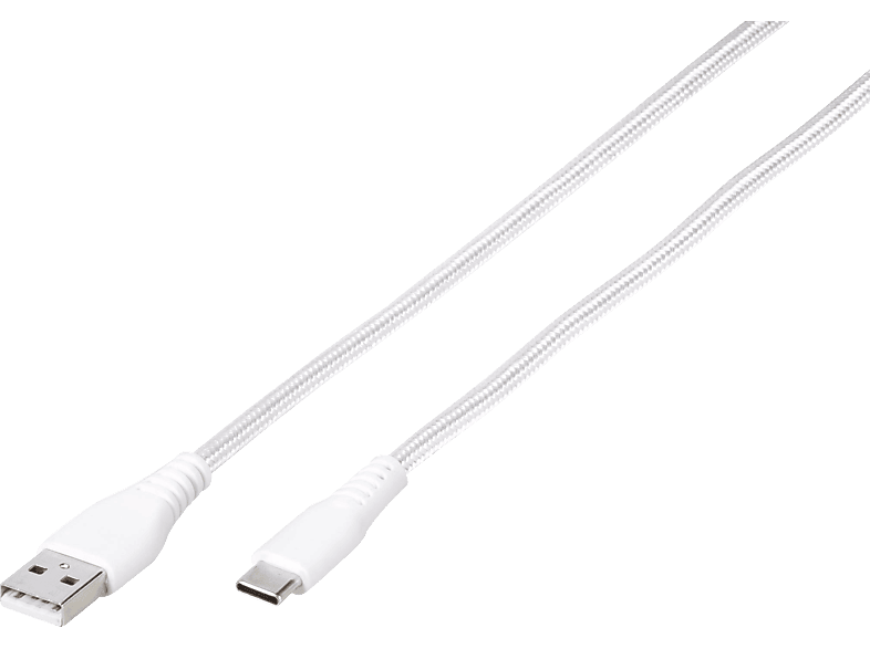 LongLife USB Schwarz Type-C™, Ladekabel, VIVANCO m, 2,5
