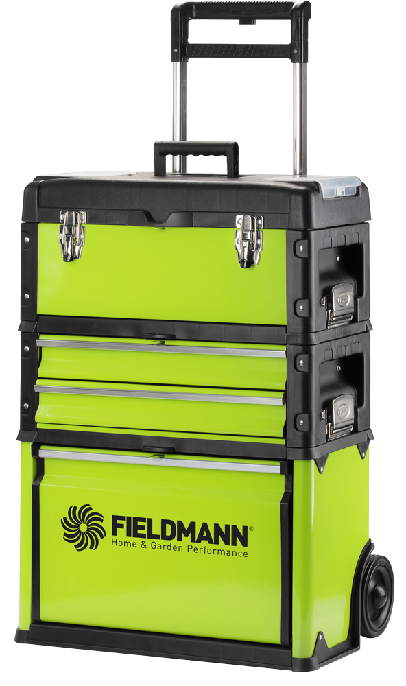 FIELDMANN FDN 4150 Szerszámos doboz, háromrészes, 520x320x721mm