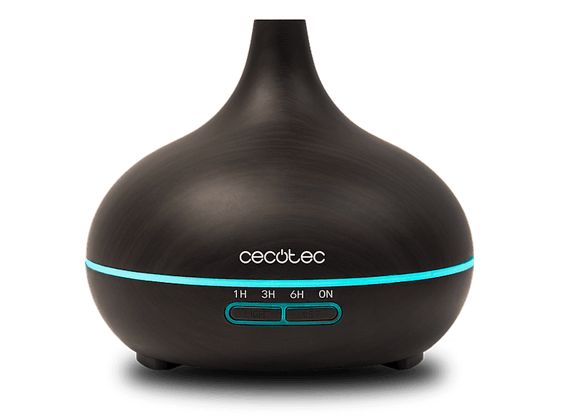 REACONDICIONADO Seminuevo Muy bueno Humidificador - Cecotec Pure Aroma 300 Yin, ml, 10 W, Dispensador de aroma, 7 luces LED, Negro