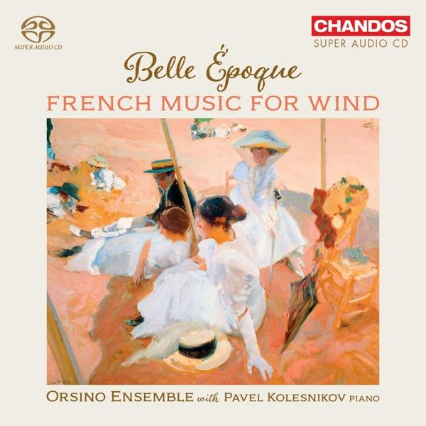 CD-Cover mit Gemälde von Frauen in einem Park. Titel: Belle Époque. Orsino Ensemble mit Pavel Kolesnikov.