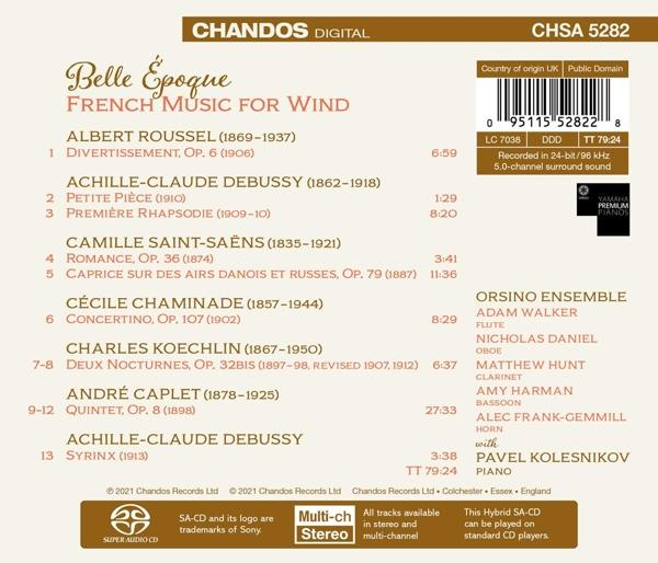 CD-Hülle mit Albumtitel und Titelliste. Das Cover ist weiß und der Hintergrund beige.