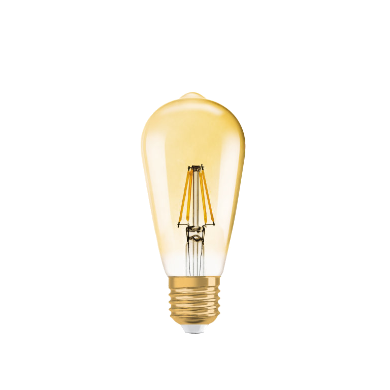 OSRAM LED Rustik Gold Edison 410lm E27 Ampul Sarı