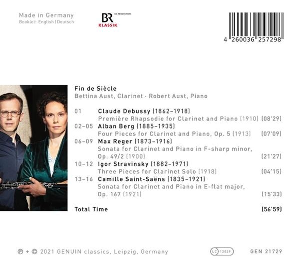 Bettina & Robert Aust - Fin de Siècle-Werke für Klarinette And Piano  - (CD)