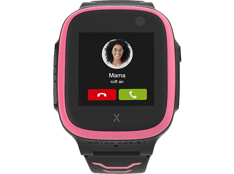 XPLORA X5 Play eSIM Kinder mm, Smartwatch 145-210 Pink/Schwarz Silikon