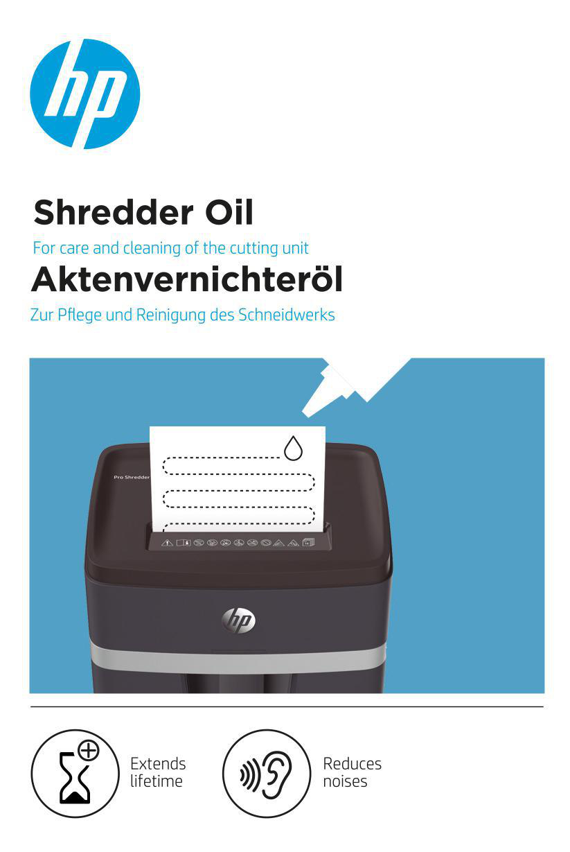HP 9132 Aktenvernichteröl Transparent