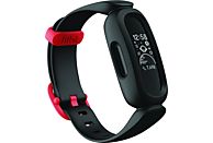 FITBIT Ace 3 - Aktivitäts-Tracker (Schwarz/Apfelrot)