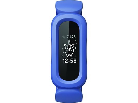 FITBIT Ace 3 - Aktivitäts-Tracker (Schwarz/Kosmos-Blau/Astro-Grün)