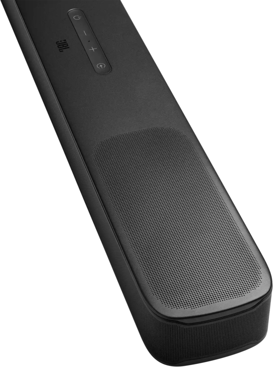 Fekete JBL soundbar.