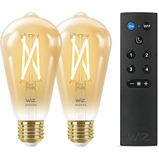 WIZ Slimme LED-Verlichting Edison Wit Licht E27 50W 2x