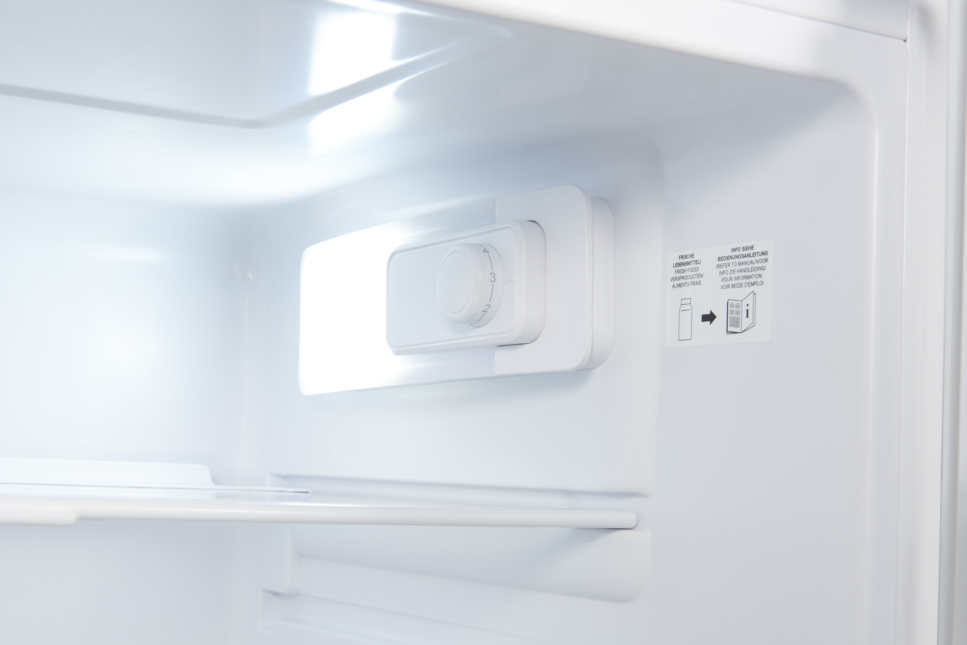 OK. OFK 421 E Kühlschrank (237 l, E, 1420 mm hoch, Weiß)