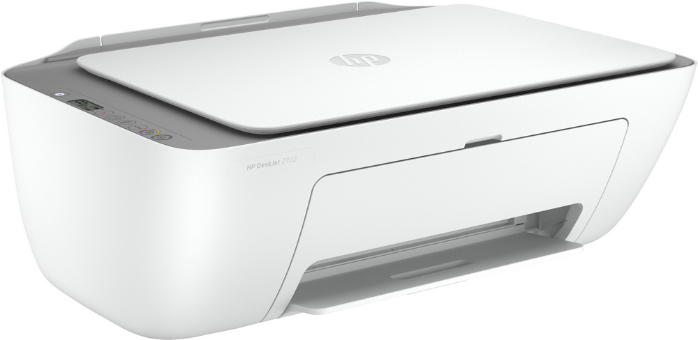 Impresora multifunción - HP DeskJet 2722, Color, 5.5 ppm, Wifi, Bluetooth, Compatible con HP Instant Ink