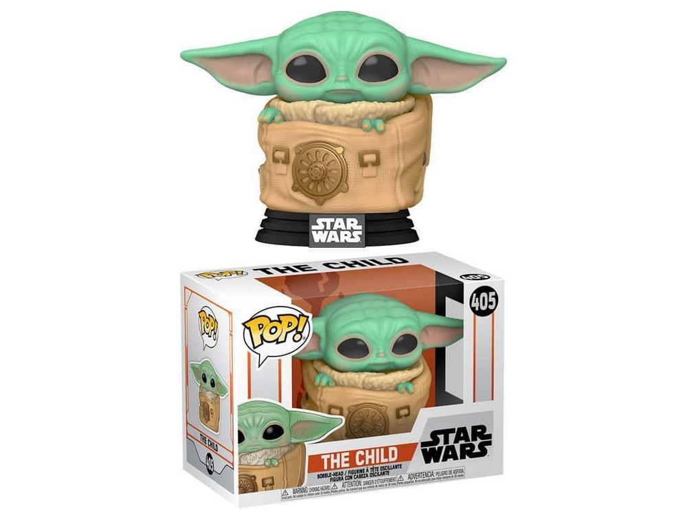 Figura Funko Pop! - Star Wars Mandalorian The Child, Vinilo, 9 cm, Multicolor