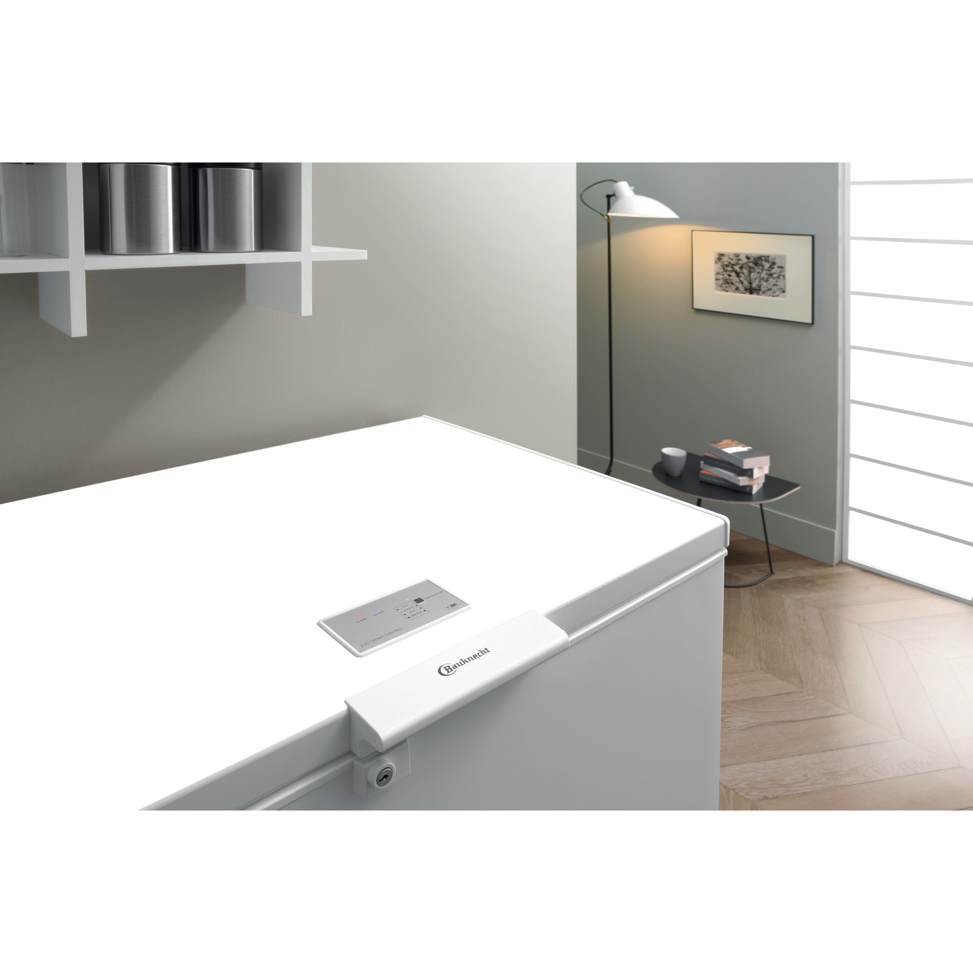 BAUKNECHT GTE 508 FA Gefriertruhe (E, 315 l, 916 mm hoch)
