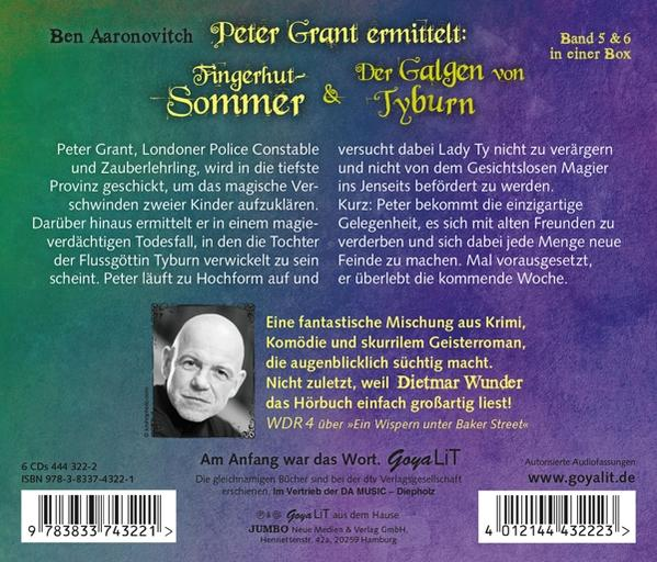 Ben Aaronovitch - Fingerhut-Sommer/Der - (CD) Galg ermittelt: Peter Grant