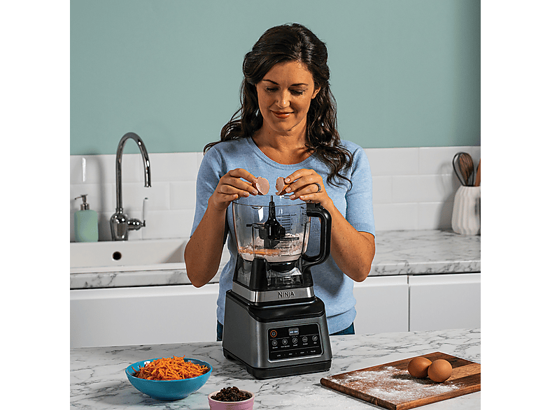Ninja BN800EU 3-in-1-Küchenmaschine mit Auto-iQ Küchenmaschine Schwarz/Silber (1200 Watt) — Foto 2 von 5