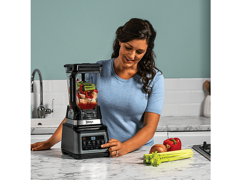 Ninja BN800EU 3-in-1-Küchenmaschine mit Auto-iQ Küchenmaschine Schwarz/Silber (1200 Watt) — Foto 3 von 5