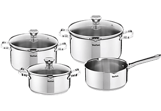 TEFAL Duetto 7 pezzi - Set di pentole (Acciaio inossidabile)