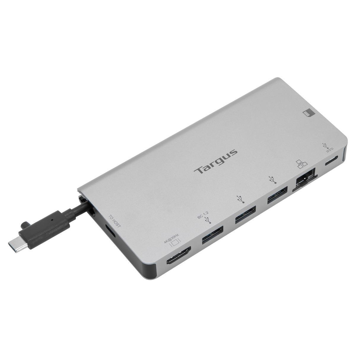 TARGUS DOCK414EU USB C 4K HDMI 100 WATT PT, Alle gängigen Hersteller, Alle gängigen Modelle, Grau