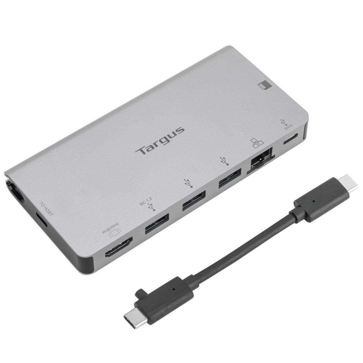 TARGUS DOCK414EU USB C 4K HDMI 100 WATT PT, Alle gängigen Hersteller, Alle gängigen Modelle, Grau